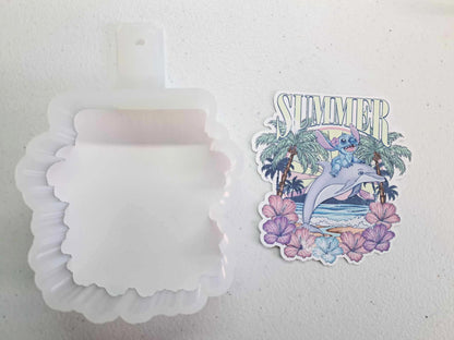 Summer Stitch for Cardstock Silicone Mold, for Aroma Bead Molds, Premium Cardstock Images