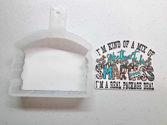 I'm kind of a Mix of Sweetheart & Smartass Package Deal Cardstock Silicone Mold, Aroma Bead Molds, Premium Cardstock Images