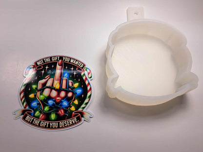 Not The Gift You Wanted Cardstock Silicone Mold, Aroma Bead Molds, Car Freshies, Premium Cardstock Images