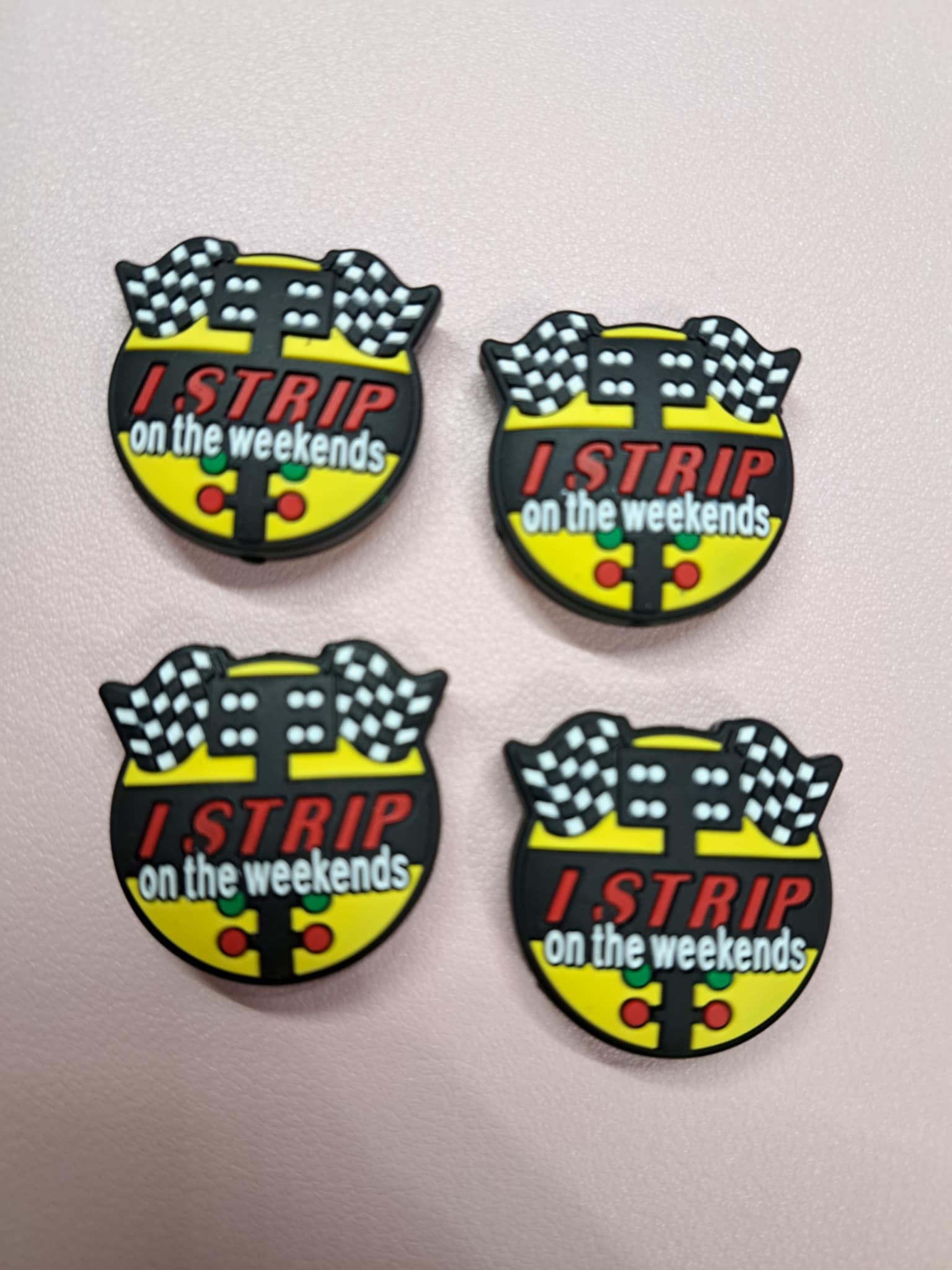 I Strip On The Weekends: Racing Flags Silicone Focal Bead – Cinderlyssa