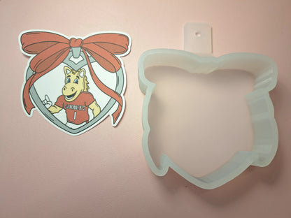 University Mascot Lockets Cardstock Silicone Mold, Aroma Bead Molds, Premium Cardstock Images