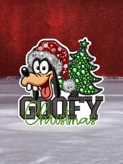 Goofy Christmas: Santa Hat And Christmas Tree Cardstock Silicone Mold, Aroma Bead Molds, Premium Cardstock Images