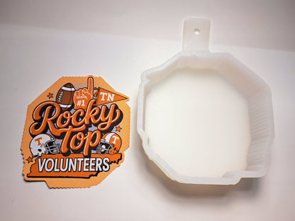 Rocky Top Tennessee Volunteers Football  Cardstock Silicone Mold, Aroma Bead Molds, Premium Cardstock Images