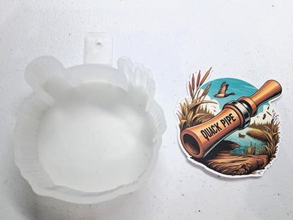 Quack Pipe Duck Call Cardstock Silicone Mold, Aroma Bead Molds, Premium Cardstock Images