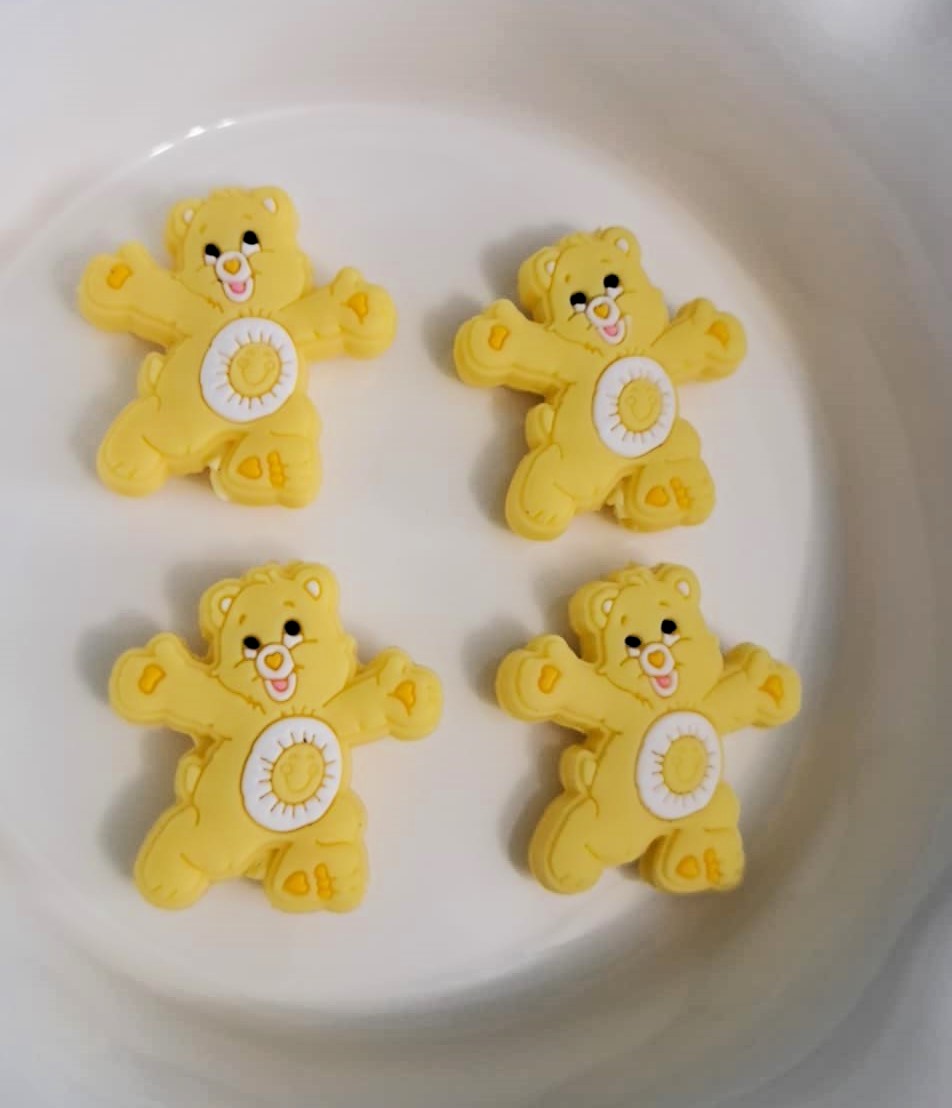 Funshine (Yellow - Sun) Care Bear Silicone Focal Bead