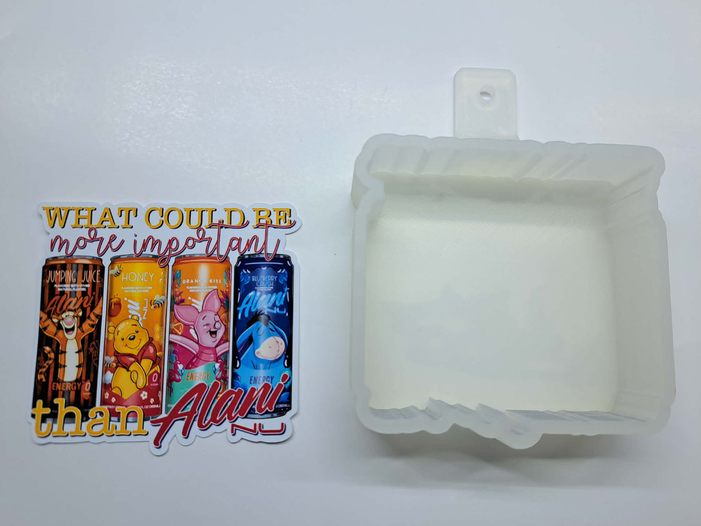 Alani and Winnie the Pooh Cardstock Silicone Mold, Aroma Bead Molds, Premium Cardstock Images