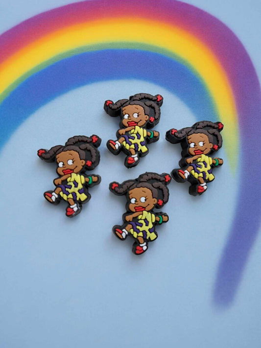 Rugrats: Susie Carmichael Full Body Silicone Focal Bead - 0947
