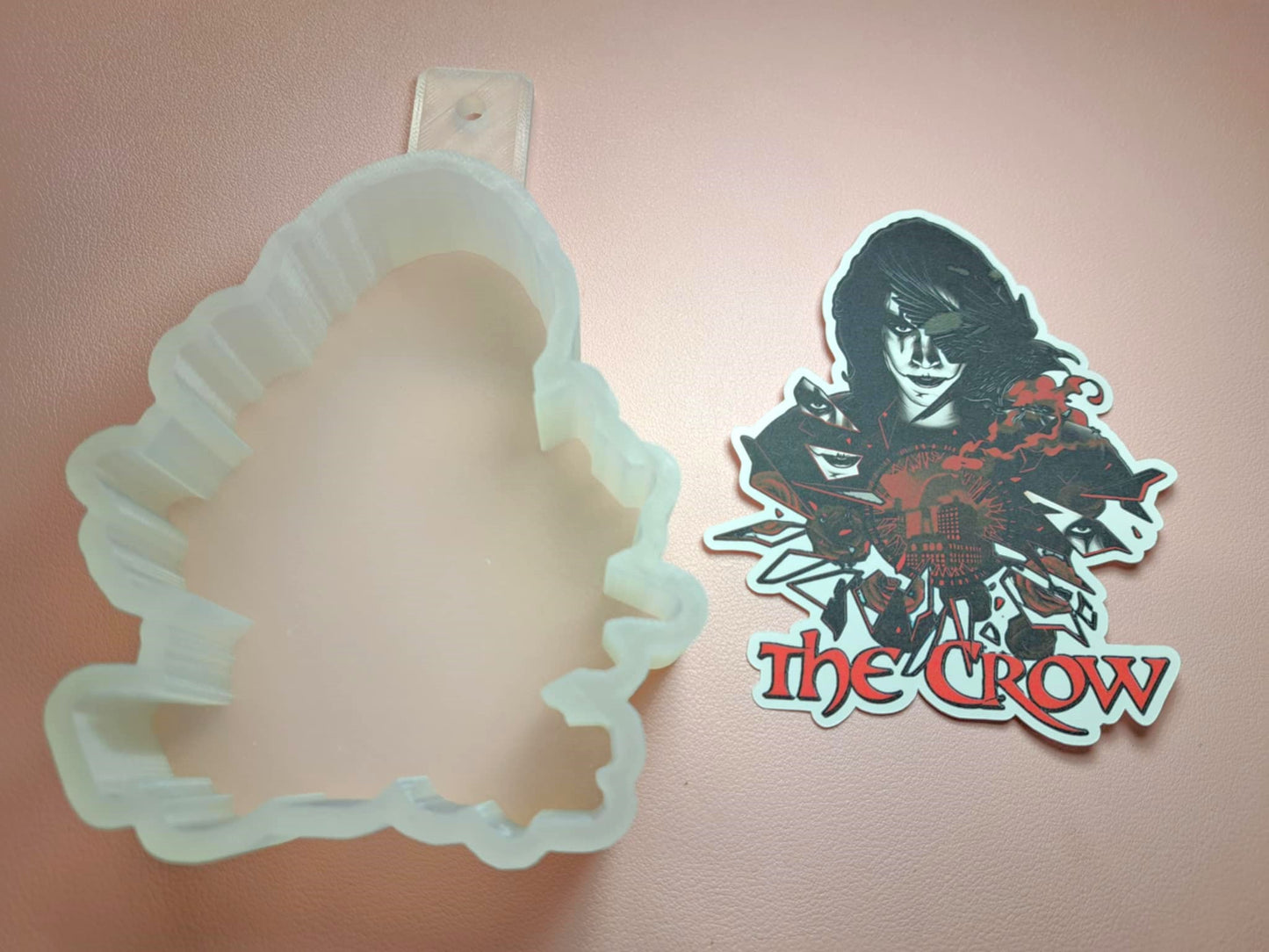 The Crow Cardstock Silicone Mold, Aroma Bead Molds, Premium Cardstock Images