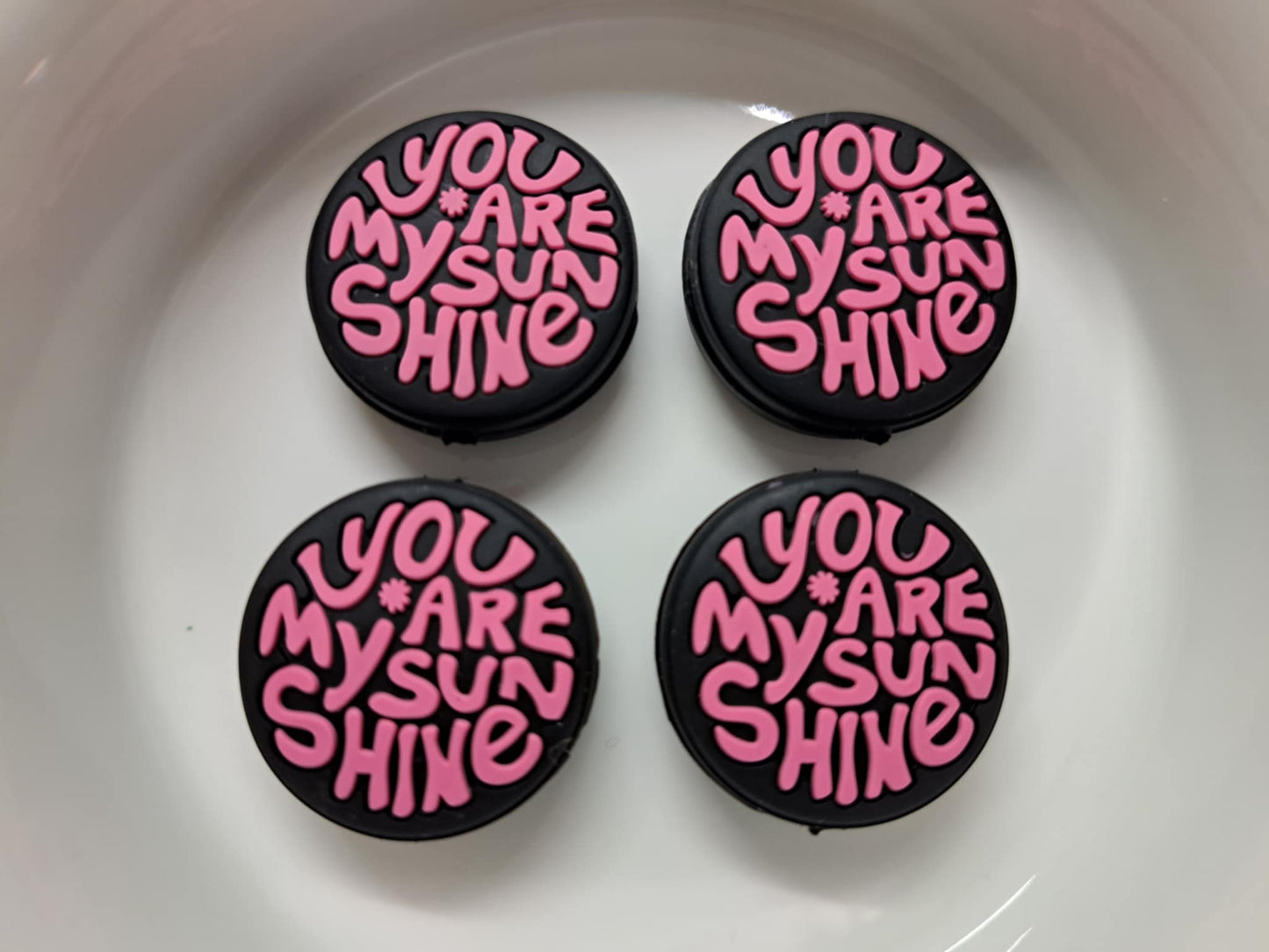 You Are My Sunshine Silicone Focal Bead