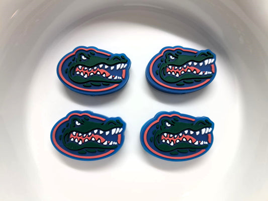 Florida Gators Logo Silicone Focal Bead