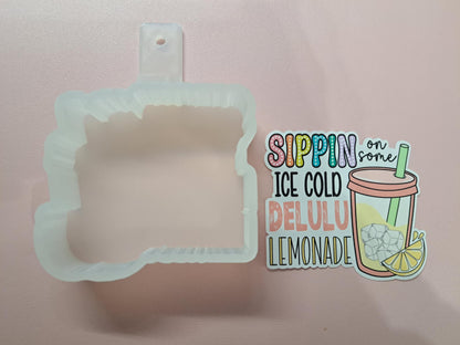 Delulu Lemonade for Cardstock Silicone Mold, Aroma Bead Molds, Premium Cardstock Images