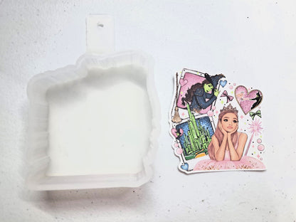 Wicked Collage Cardstock Silicone Mold, Aroma Bead Molds, Premium Cardstock Images