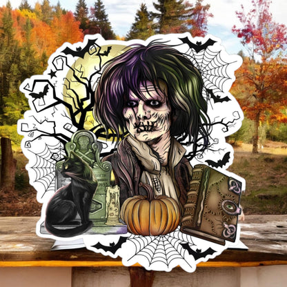 Billy Butcherson: Hocus Pocus - Movie Inspired Cardstock Silicone Mold, Aroma Bead Molds, Premium Cardstock Images