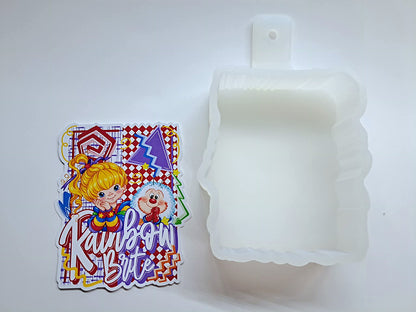 Retro Character Rainbow Brite Cardstock Silicone Mold, Aroma Bead Molds, Premium Cardstock Images