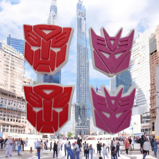 Transformer Face Silicone Focal Bead