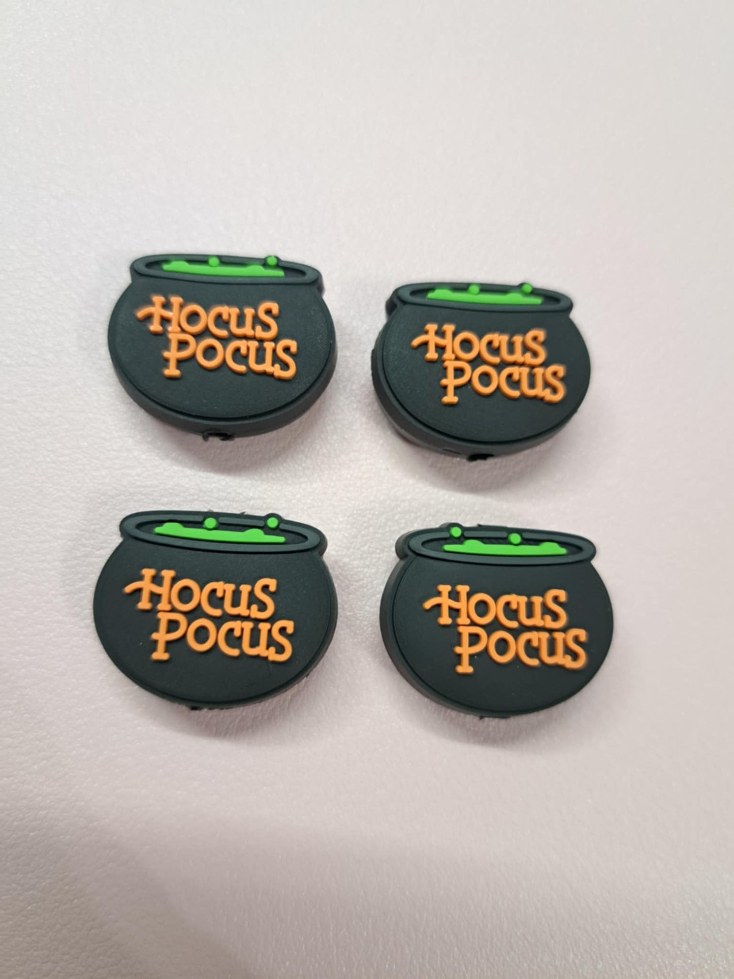Witch Cauldron with Hocus Pocus Silicone Focal Bead - 0273