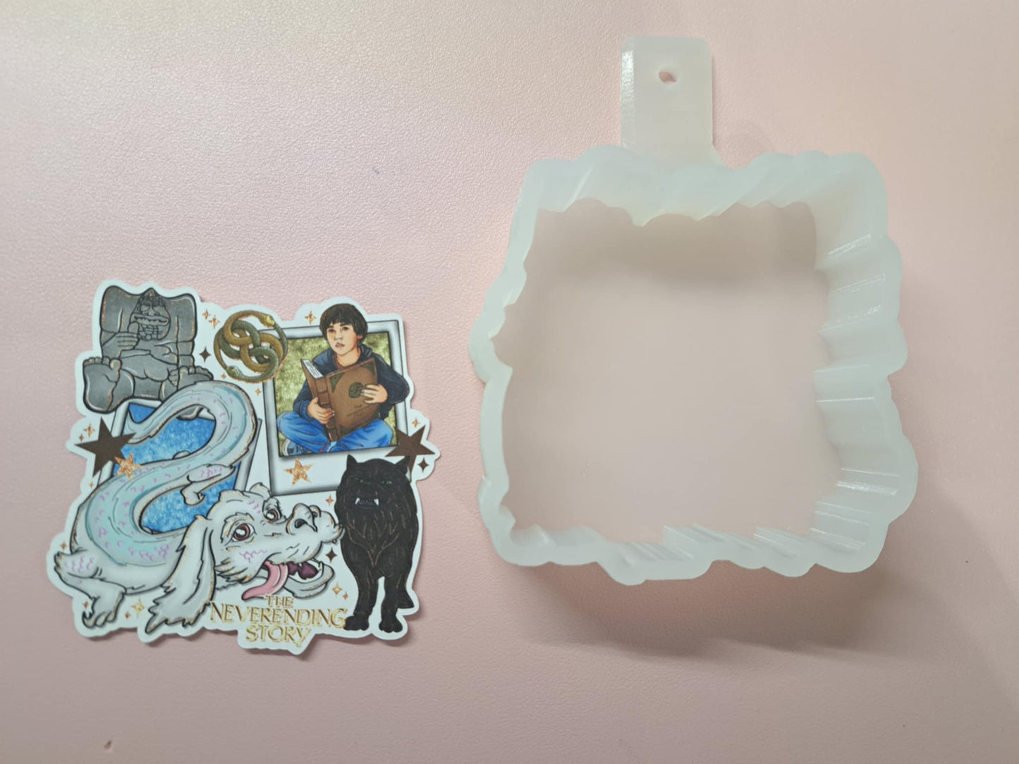 The NeverEnding Story Polaroids for Cardstock Silicone Mold, Aroma Bead Molds, Premium Cardstock Images