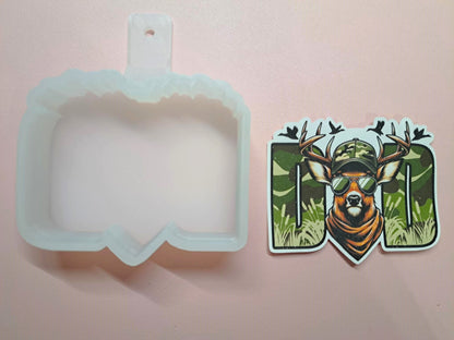 Deer Dad Cardstock Silicone Mold, Aroma Bead Molds, Premium Cardstock Images