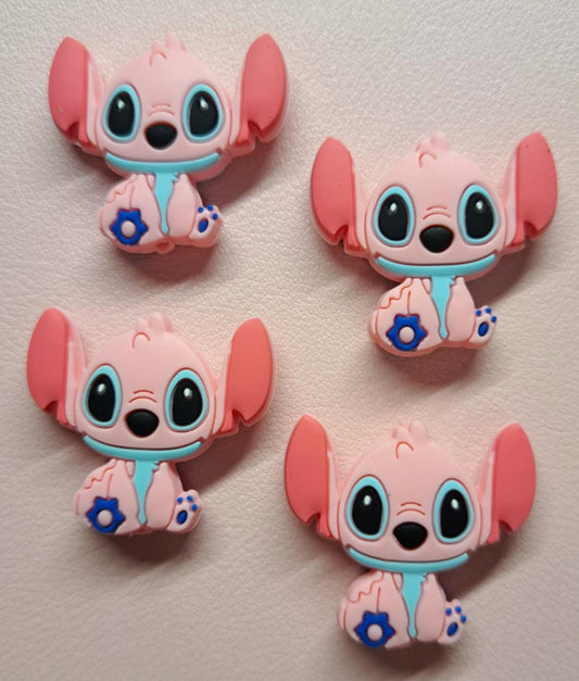 Angel/Pink Alien Full Body Silicone Focal Bead