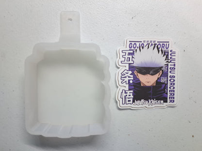 Jujutsu Kaisen Sorcerer: Anime Cardstock Silicone Mold, Aroma Bead Molds, Premium Cardstock Images