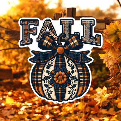 Fall Plaid Pumpkin Cardstock Silicone Mold, Aroma Bead Molds, Premium Cardstock Images