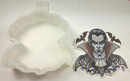 Rhinestone Vampire Cardstock Silicone Mold, Aroma Bead Molds, Car Freshies, Premium Cardstock Images