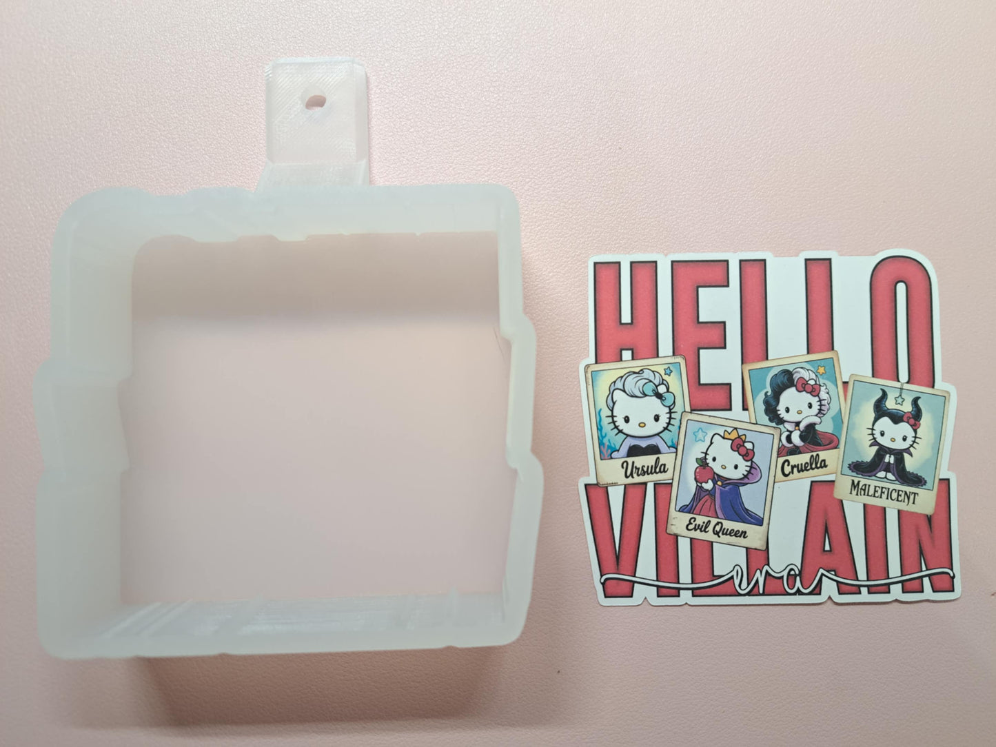 Hello Kitty Villian Era Cardstock Silicone Mold, Aroma Bead Molds, Premium Cardstock Images