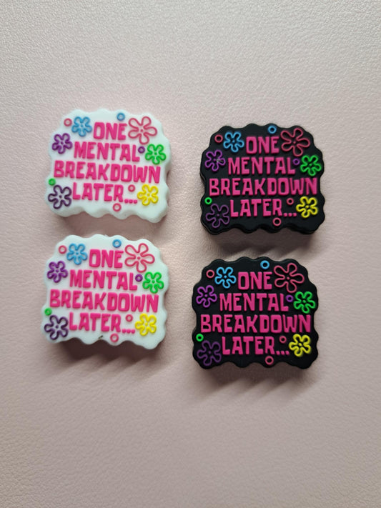 One Mental Breakdown Later... Silicone Focal Bead