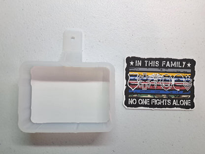 First Responders & Thin Line Flag: EMT, Nurse, Military Cardstock Silicone Mold, Premium Cardstock Images