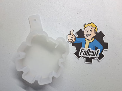 Fallout Vault Boy Cardstock Silicone Mold, Aroma Bead Molds, Premium Cardstock Images