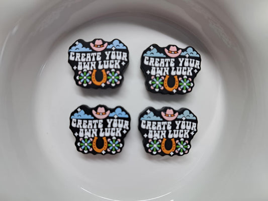 Create Your Own Luck Silicone Focal Bead