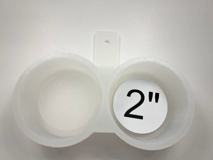 2 Inch Round Dual Cavity Mold WITH Curved Edge around Image Cardstock Silicone Mold, Aroma Bead Molds