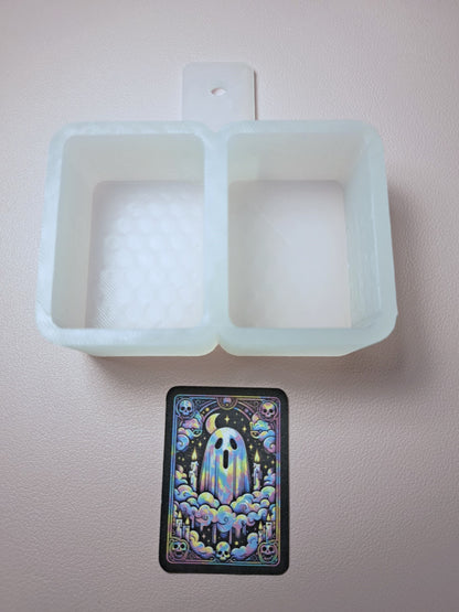 VENT CLIP: Tarot Cards: Group 2 Two Cavity Small Vent Clip Size Cardstock Silicone Mold, Aroma Bead Molds, Premium Cardstock Images
