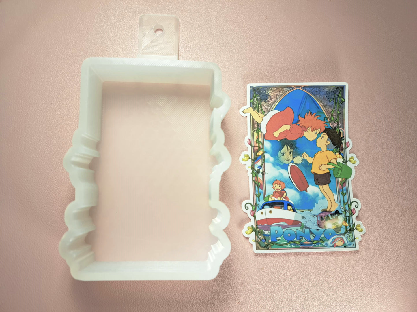 Ponyo - Movie Inspired Cardstock Silicone Mold, Aroma Bead Molds,Car Freshener Mold, Premium Cardstock Images
