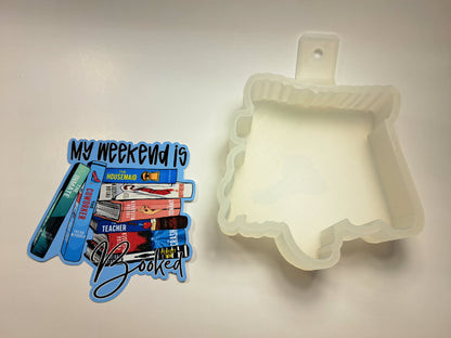 My Weekend is Booked Freida McFadden Cardstock Silicone Mold, Aroma Bead Molds, Premium Cardstock Images