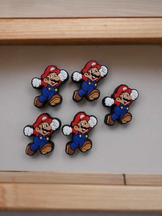Mario: Super Mario Brothers Movie/Game Inspired Full Body Silicone Focal Bead - 0964