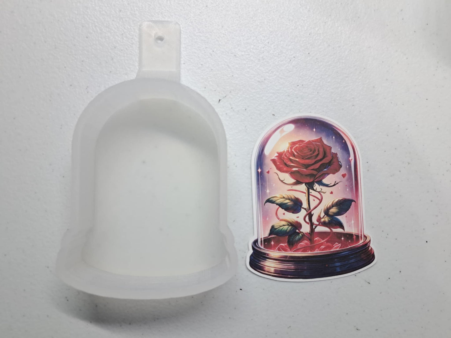 Eternal Rose Cardstock Silicone Mold, Aroma Bead Molds, Premium Cardstock Images