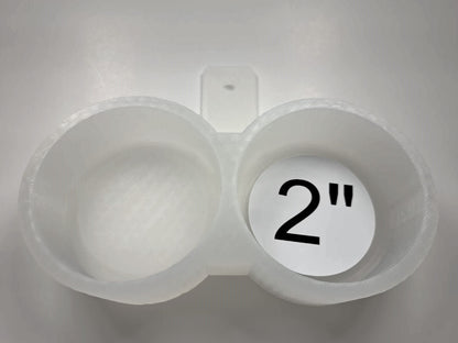 2 Inch Round Dual Cavity Mold WITH Curved Edge around Image Cardstock Silicone Mold, Aroma Bead Molds