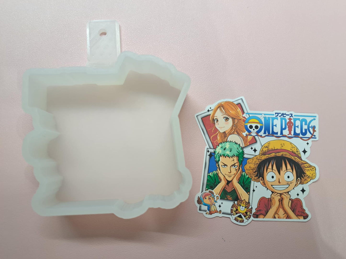 One Piece Polaroids Cardstock Silicone Mold, Aroma Bead Molds, Premium Cardstock Images