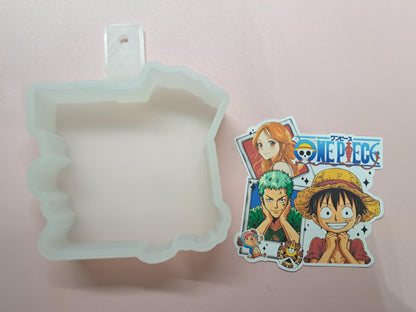 One Piece Polaroids Cardstock Silicone Mold, Aroma Bead Molds, Premium Cardstock Images