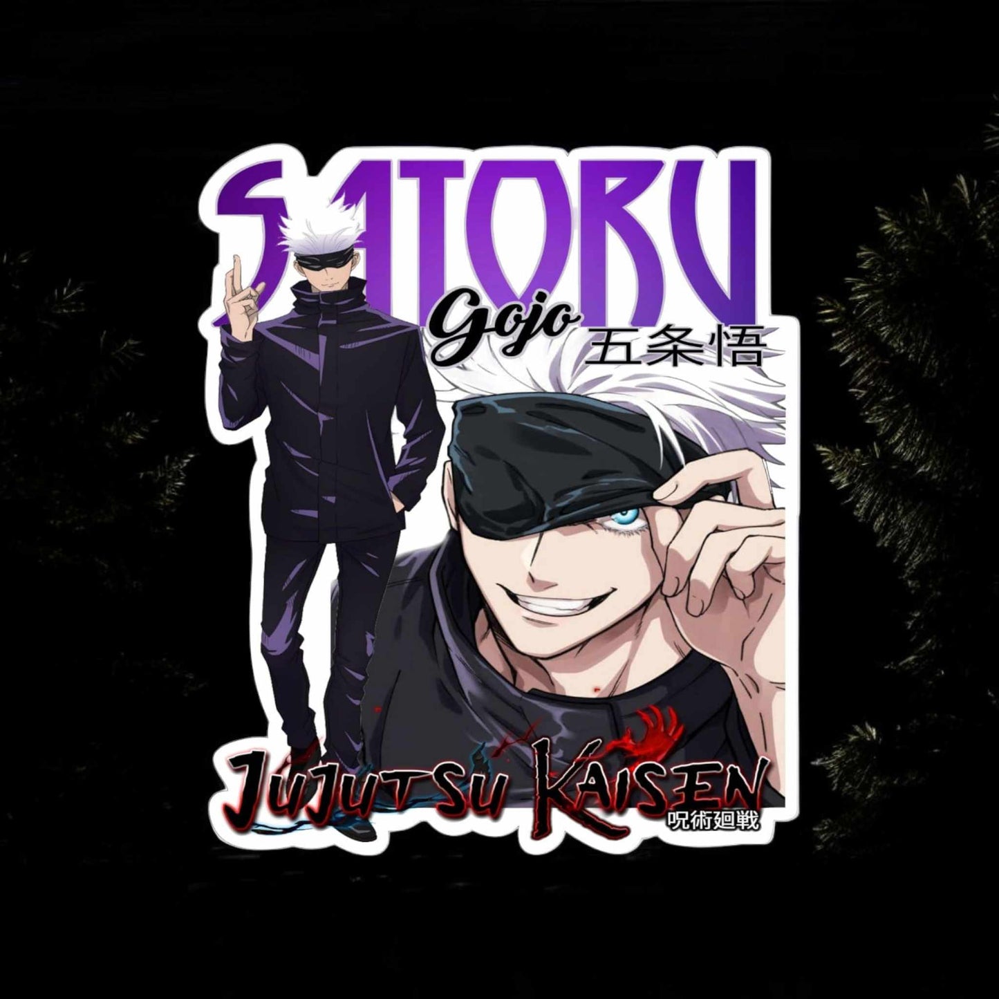 Satoru Jujutsu Kaisen: Anime Cardstock Silicone Mold, Aroma Bead Molds, Premium Cardstock Images