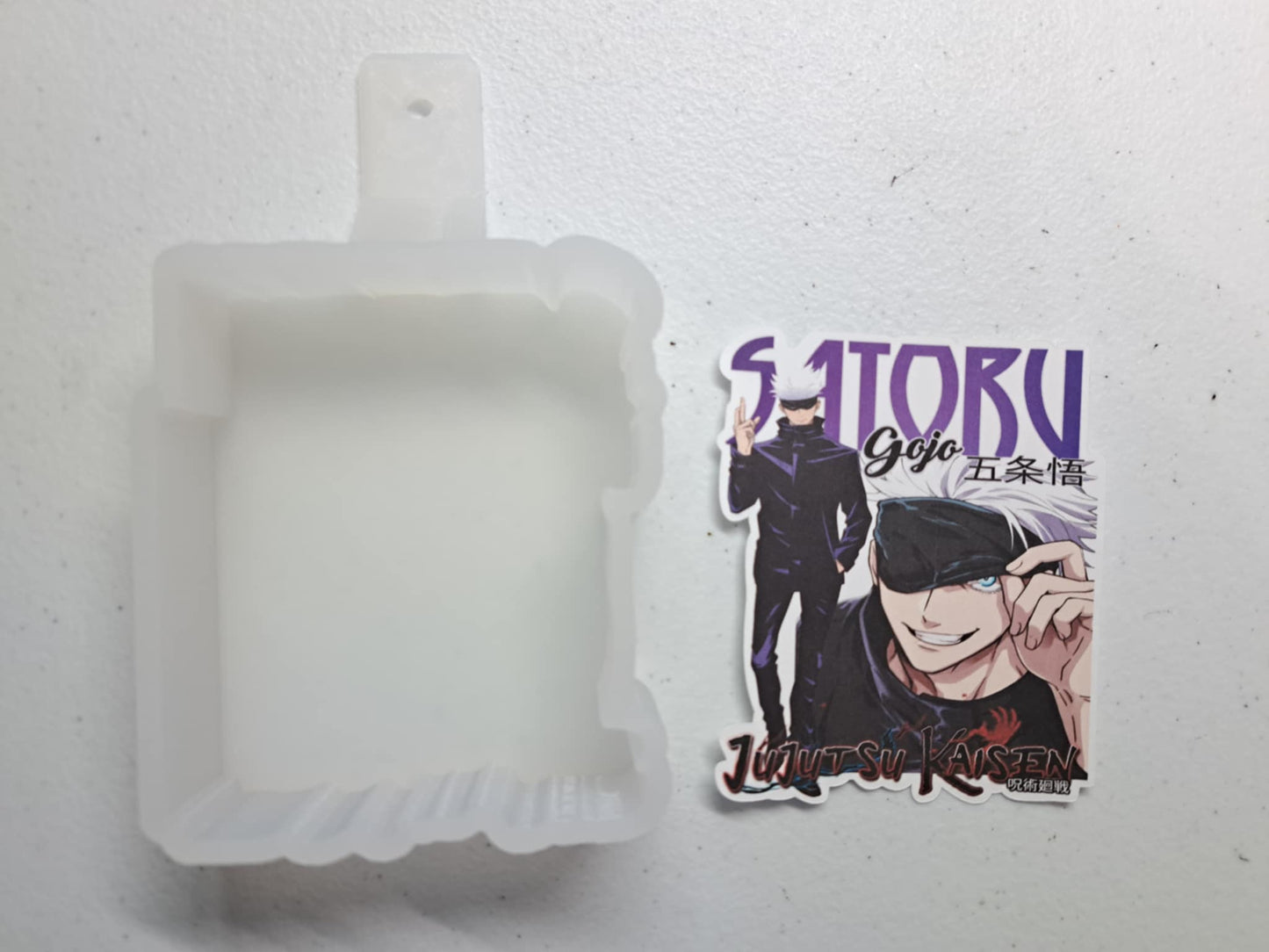Satoru Jujutsu Kaisen: Anime Cardstock Silicone Mold, Aroma Bead Molds, Premium Cardstock Images