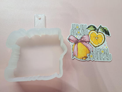 Easy Peasy Lemon Squeezy for Cardstock Silicone Mold, Aroma Bead Molds, Premium Cardstock Images