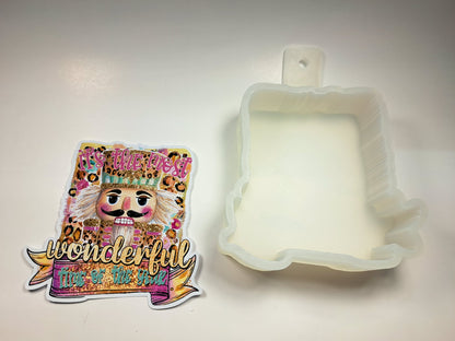 Wonderful Time of Year: Leopard Nutcracker Cardstock Silicone Mold, Aroma Bead Molds, Premium Cardstock Images