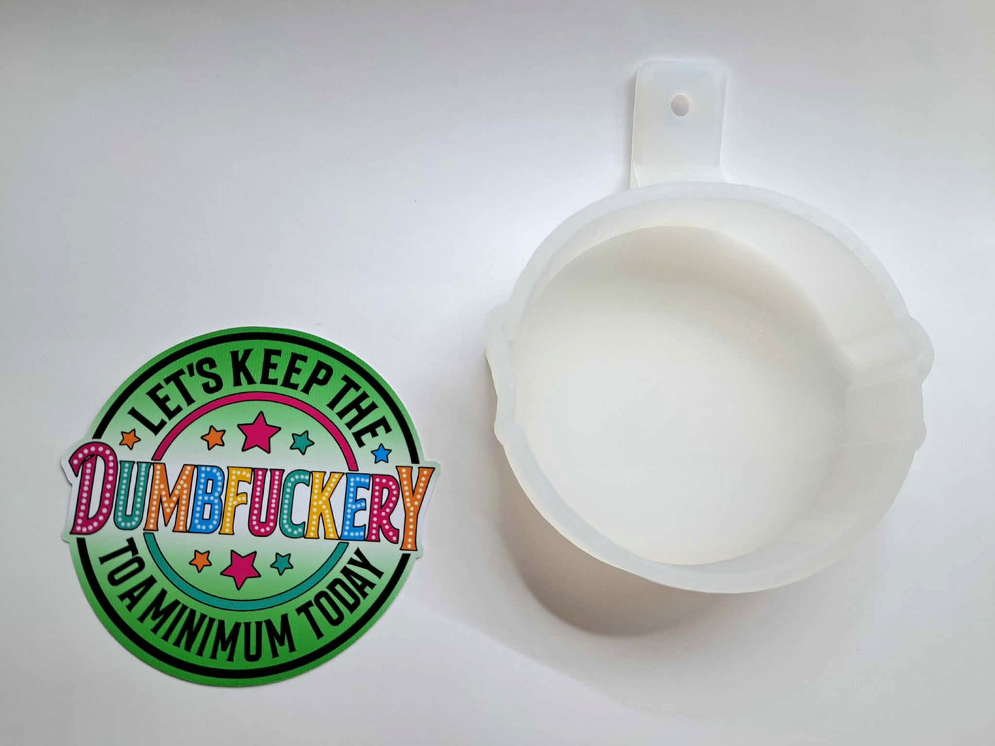 Dumbfuckery To A Minimum Cardstock Silicone Mold, Aroma Bead Molds, Premium Cardstock Images