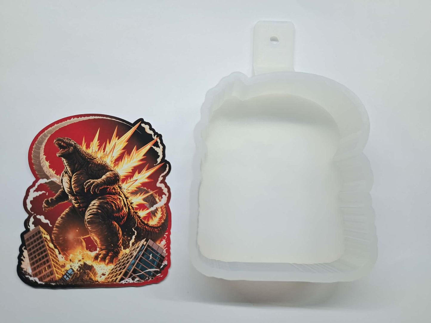 Godzilla Electric Cardstock Silicone Mold, Aroma Bead Molds, Premium Cardstock Images