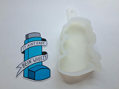 It Ain't Easy Being Wheezy Cardstock Silicone Mold, Aroma Bead Molds, Premium Cardstock Images