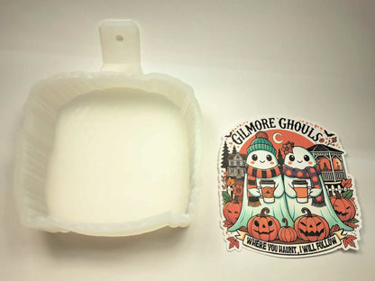 Gilmore Ghouls Cardstock Silicone Mold, Aroma Bead Molds, Car Freshies, Premium Cardstock Images