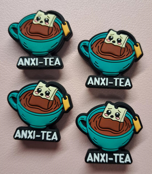 Anxi-Tea: Cup with Tea Bag Silicone Focal Bead
