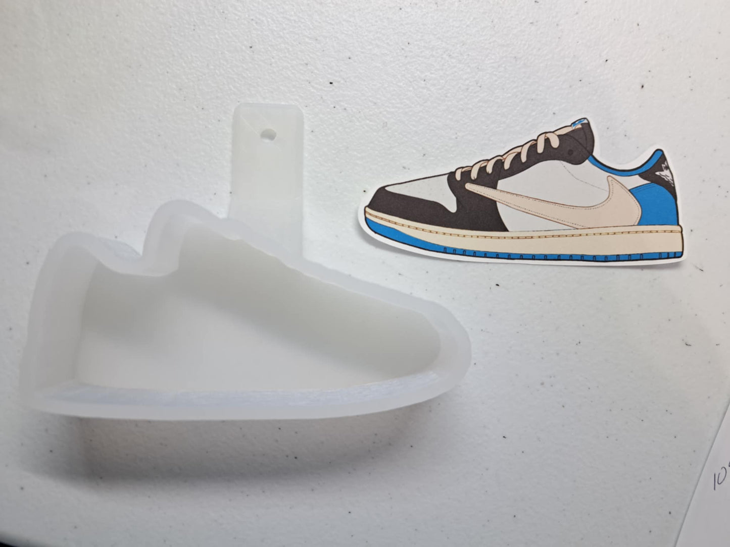 Sneaker: Nike Dunk Low Multiple Colored Shoes Cardstock Silicone Mold, Aroma Bead Molds, Premium Cardstock Images